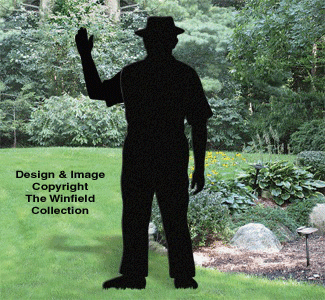 Waving Action Gent Shadow Wood Pattern