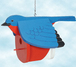 Bluebird Birdhouse Woodworking Pattern - The Winfield Collection