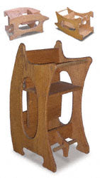 3 In 1 Baby Sitter Woodworking Pattern