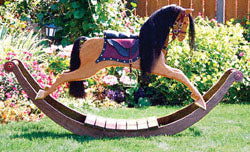 Large Rocking Horse Woodworking  Pattern