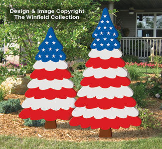 Patriotic Pine Trees Pattern - The Winfield Collection