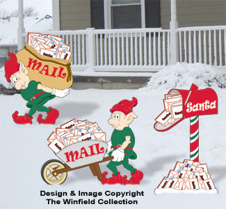 Fetching Santa's Mail Woodcraft Pattern - The Winfield Collection