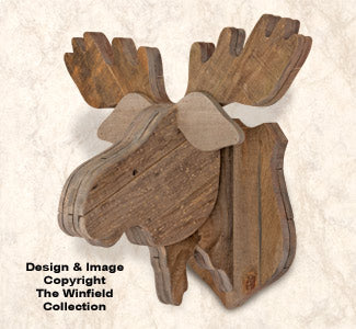 Pallet Wood Moose Mount Pattern - The Winfield Collection