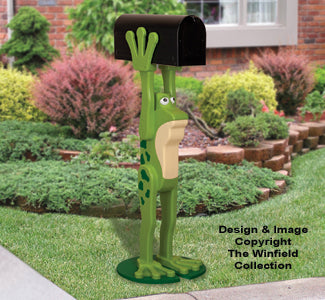 Frog In Mail Box Mailbox Woodworking Plans - The Winfield Collection