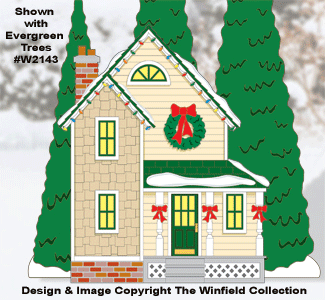 Christmas Village Grandma's House Pattern - The Winfield Collection