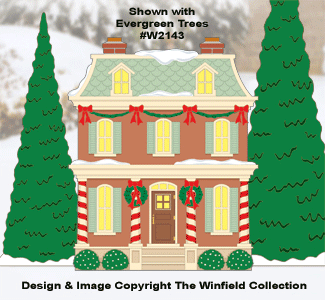 Christmas Village Mayor's Residence Pattern