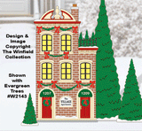 Christmas Village Apartments Pattern