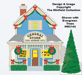 Christmas Village General Store Pattern - The Winfield Collection