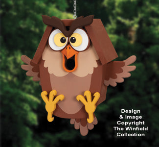 Ornery Owl Birdhouse Pattern - The Winfield Collection