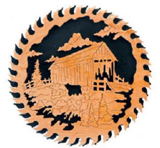 Covered Bridge Circular Saw Blade Project Pattern