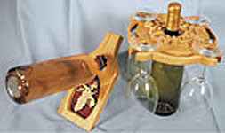 Wine Bottle and Stemware Holders