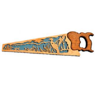 Startled Wood Duck Hand Saw Project Pattern