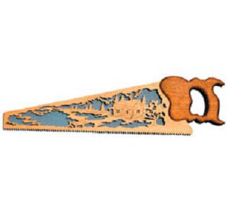 Cabin By The Lake Hand Saw Project Pattern(F) - The Winfield Collection