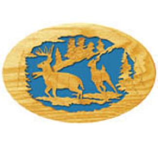 Running Deer Wildlife Project Pattern