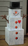 Snowman Stack Woodcraft Pattern