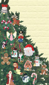 3 Christmas Ornament Pattern Sets