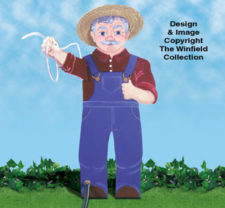 Farmer Lawn Sprayer Woodcraft Pattern