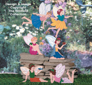 Garden Fairies Woodcrafting Pattern - The Winfield Collection