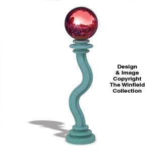 Gazing Ball Stand Pattern #3(F) - The Winfield Collection