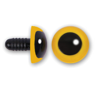 Plastic Eyes - Yellow-15mm or .59"[PE*] - The Winfield Collection
