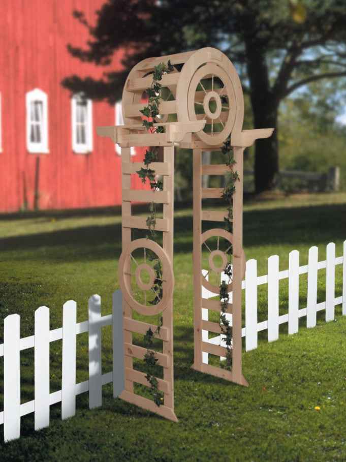 Wagon Wheel Arbor Pattern Plan