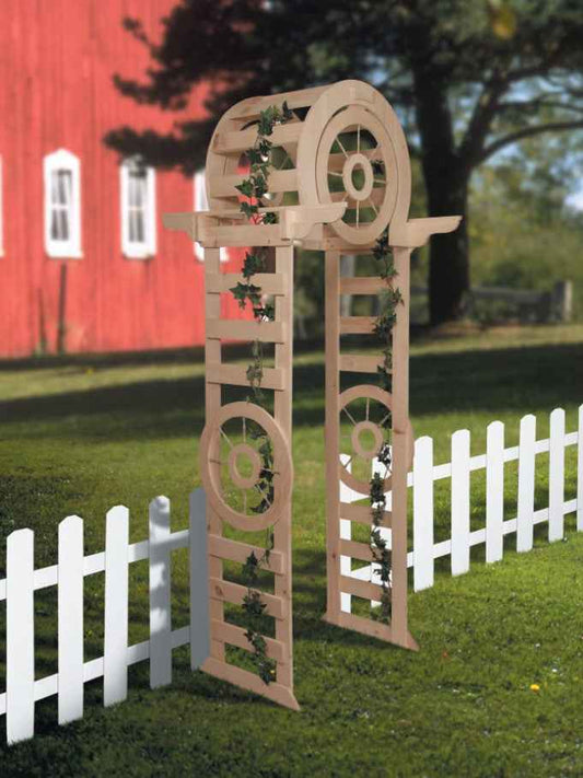 Wagon Wheel Arbor Pattern Plan