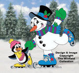 Snow Buddies on Blades Display Pattern