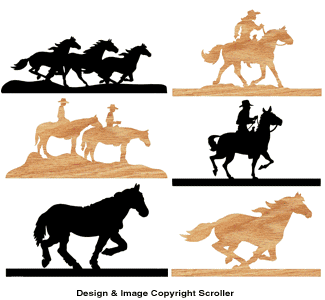 HORSES - Mailbox Topper Pattern