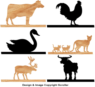 WILDLIFE - Mailbox Topper Pattern