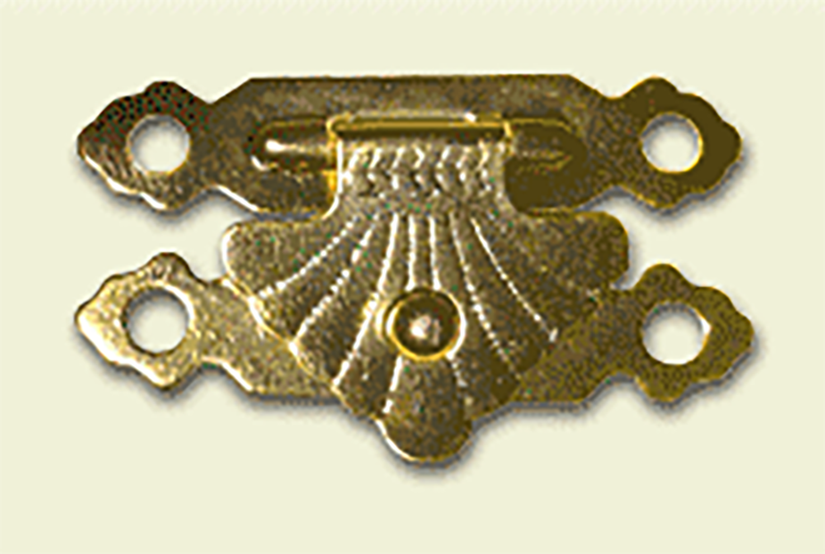 Brass Plated Hinge for Cribbage Set Patterns