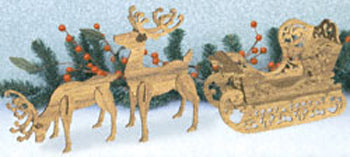 Fancy Sleigh and Reindeer Set Project Patterns(F) - The Winfield Collection