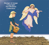 2/3 Life-Size Angel & Drummer Boy Color Poster