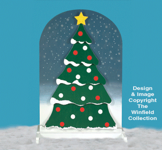 Glowing Evergreen Woodcraft Pattern