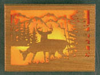 Scenic Deer Light Project Pattern - The Winfield Collection