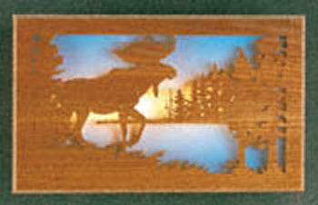 Scenic Moose Light Project Pattern - The Winfield Collection