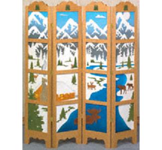 Northern Tranquility Room Divider Project Pattern - The Winfield Collection
