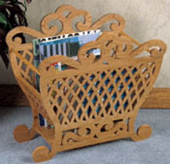 Lattice Magazine Rack Project Pattern(F) - The Winfield Collection