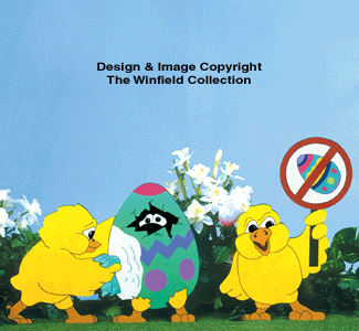 Easter Picket Line Woodcraft Pattern - The Winfield Collection