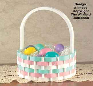 Easter Basket Woodcraft Pattern(F)