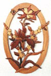 Columbine & Bee Intarsia Project Pattern(F) - The Winfield Collection