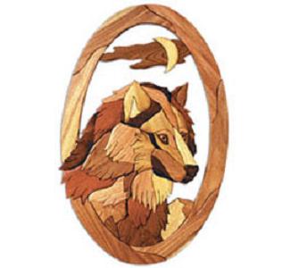 Night Wolf Intarsia Project Pattern(F) - The Winfield Collection