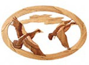 Ducks In Flight Intarsia Project Pattern - The Winfield Collection