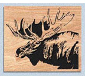 Moose Scroll Saw Pattern - The Winfield Collection