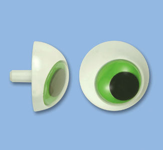 Plastic Eyes - Green-36mm-3D [Not sold in pairs][PE*] - The Winfield Collection