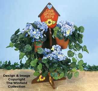 Love Grows Here Plant Stand  Plans(F)
