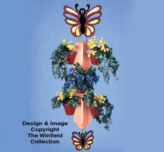 Butterfly Mobile Plant Holder Pattern(F)