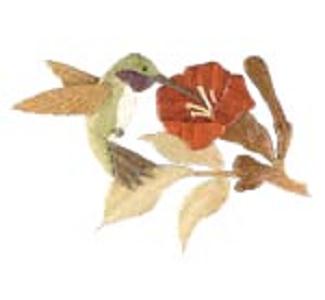 Hummingbird Intarsia Pattern - The Winfield Collection