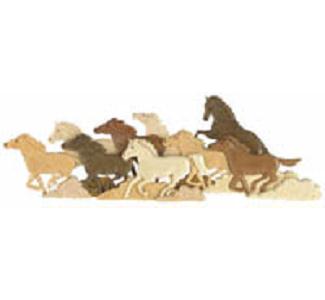 Running Wild Horses Intarsia Project Pattern