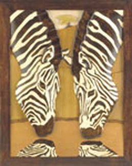 Rippled Image Zebras Intarsia Project Patterns - The Winfield Collection