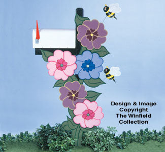 Mailbox Post Cover #4 Woodcraft Pattern